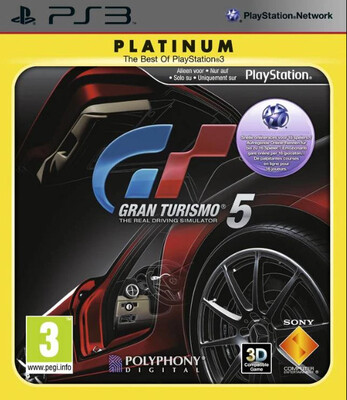 PS3 GRAN TURISMO 5 - PLATINUM
CENA: 1500 prodato
